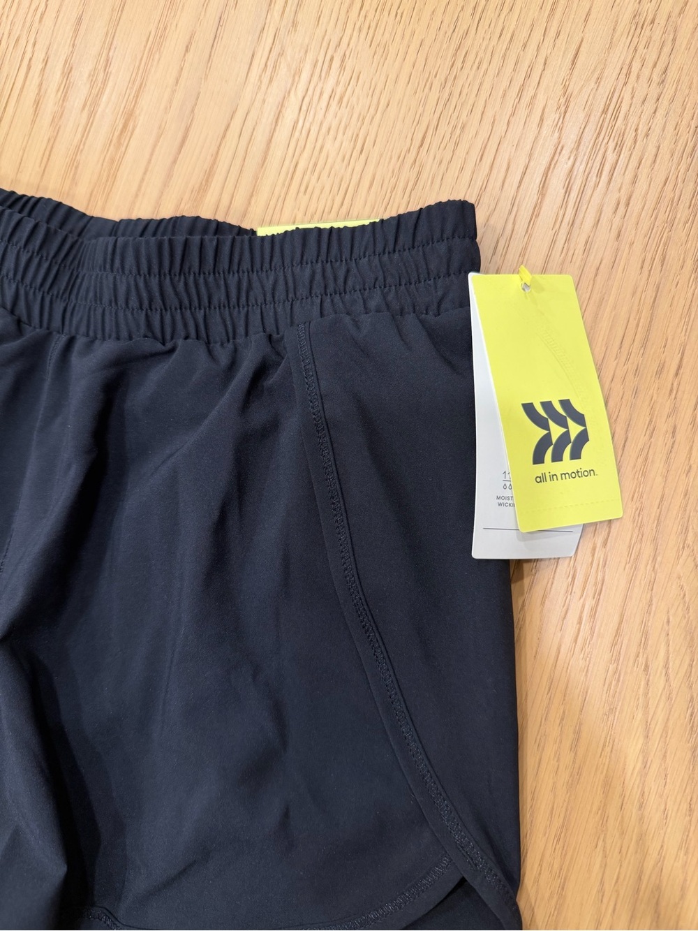 all in motion Black Girls Athletic Shorts New with Tag - Picture 2 of 5